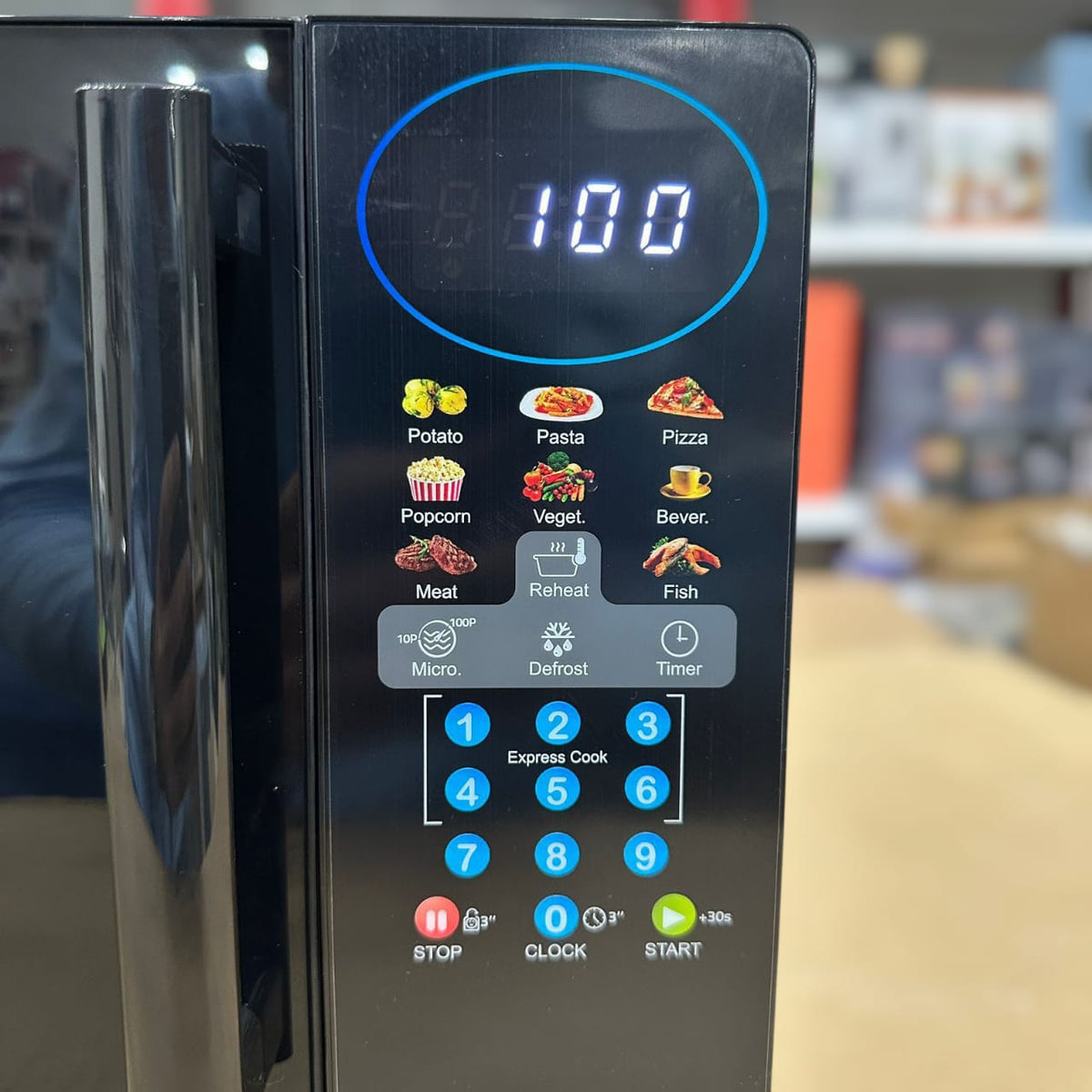 Uakeen 20L Digital Microwave Oven ZL-1904B – Compact Countertop Microwave with Digital Control