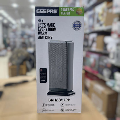 Geepas Tower PTC Heater GRH-28572 | 2000W Ceramic Room Heater