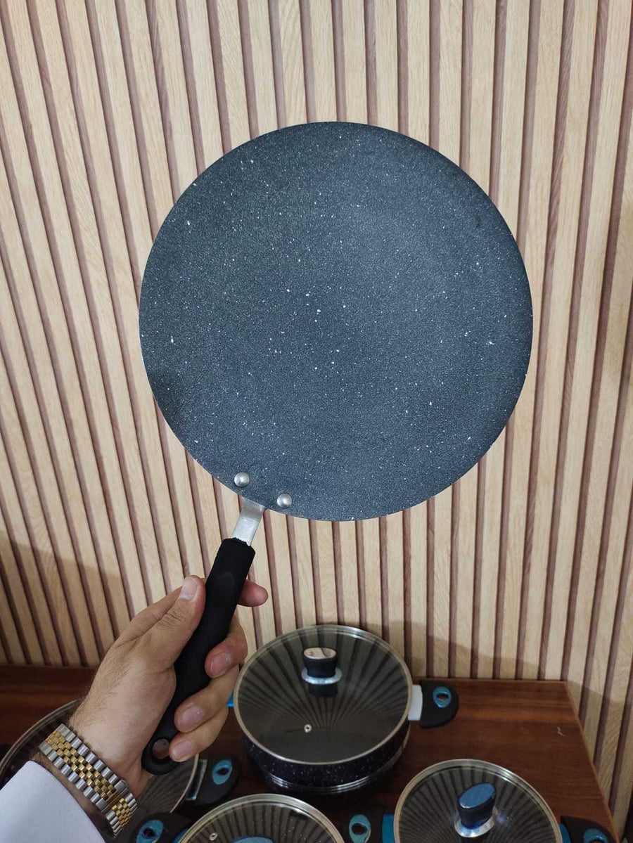 Arshia 18-Piece Bistro Marble Coated Cookware Set