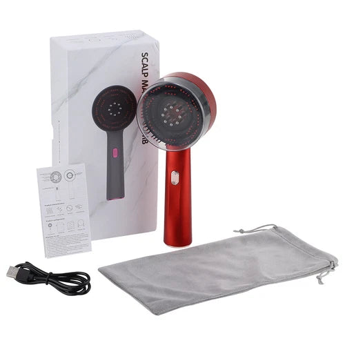 Scalp Massage Comb with Red Light Therapy – Hair Growth & Care - Buy Online Pakistan | Galaxiee.com