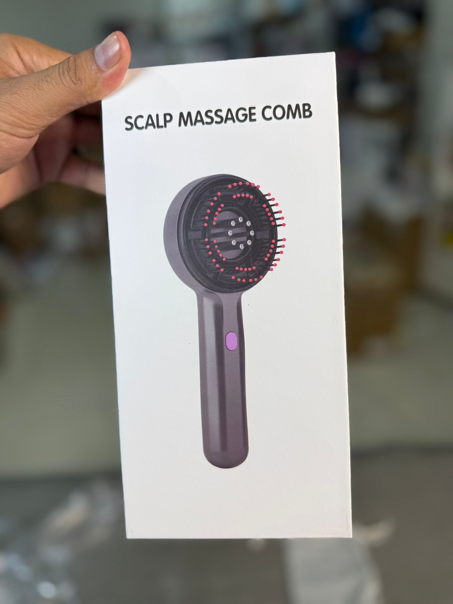 Scalp Massage Comb with Red Light Therapy – Hair Growth & Care - Buy Online Pakistan | Galaxiee.com