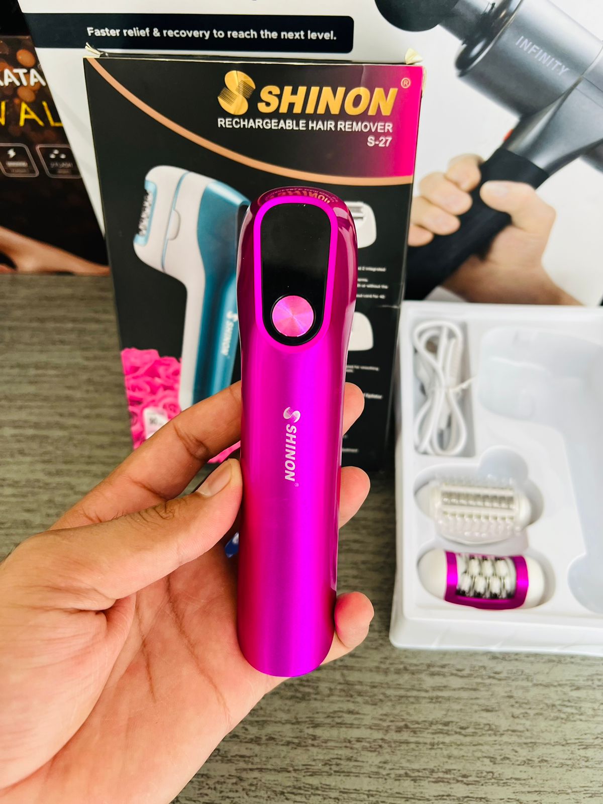 Shinon Epilator for Women with 3 in 1 - Galaxiee.com