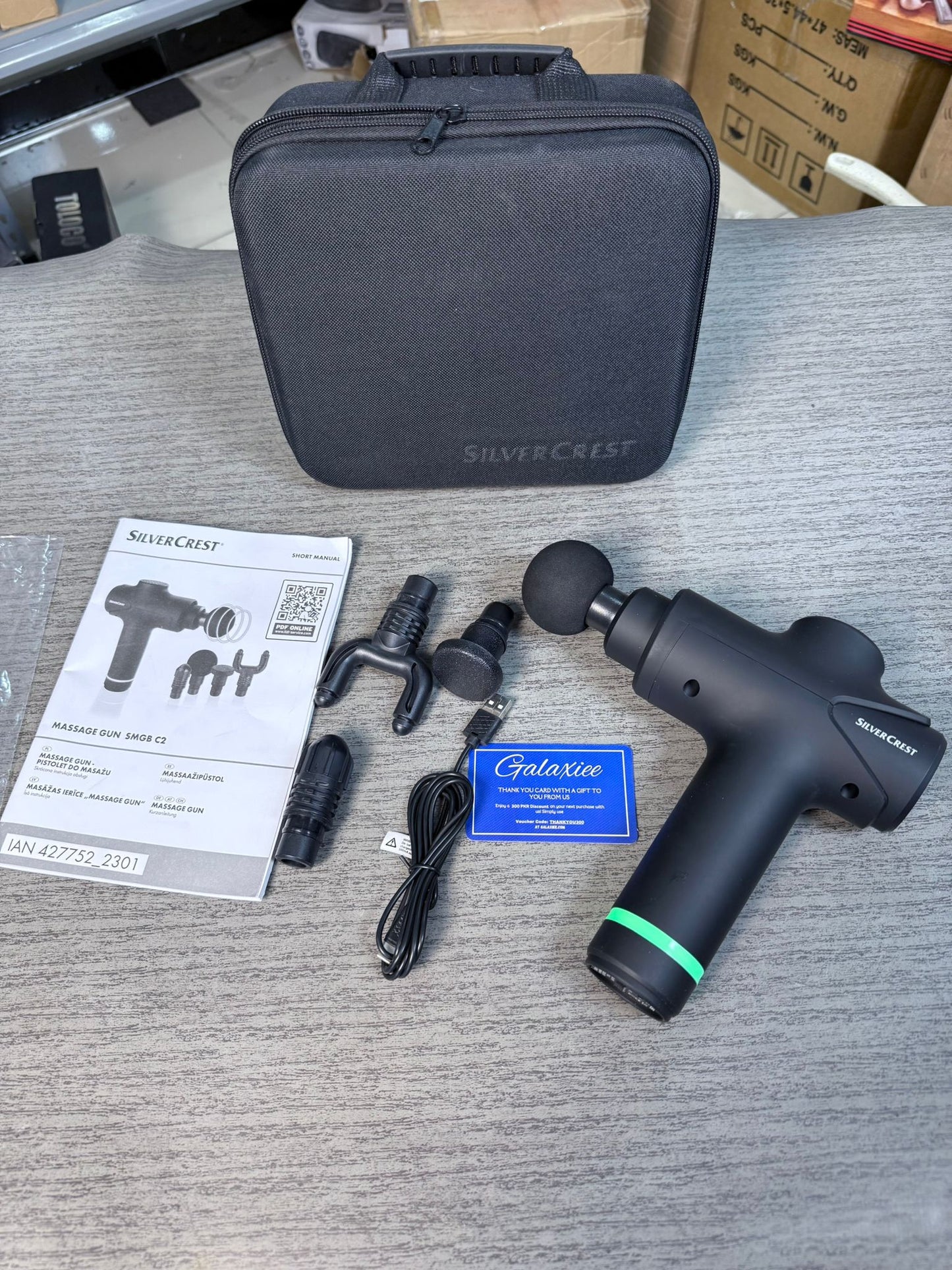 Silver Crest Germany Powerful Digital Gun massager - Buy Online Pakistan | Galaxiee.com