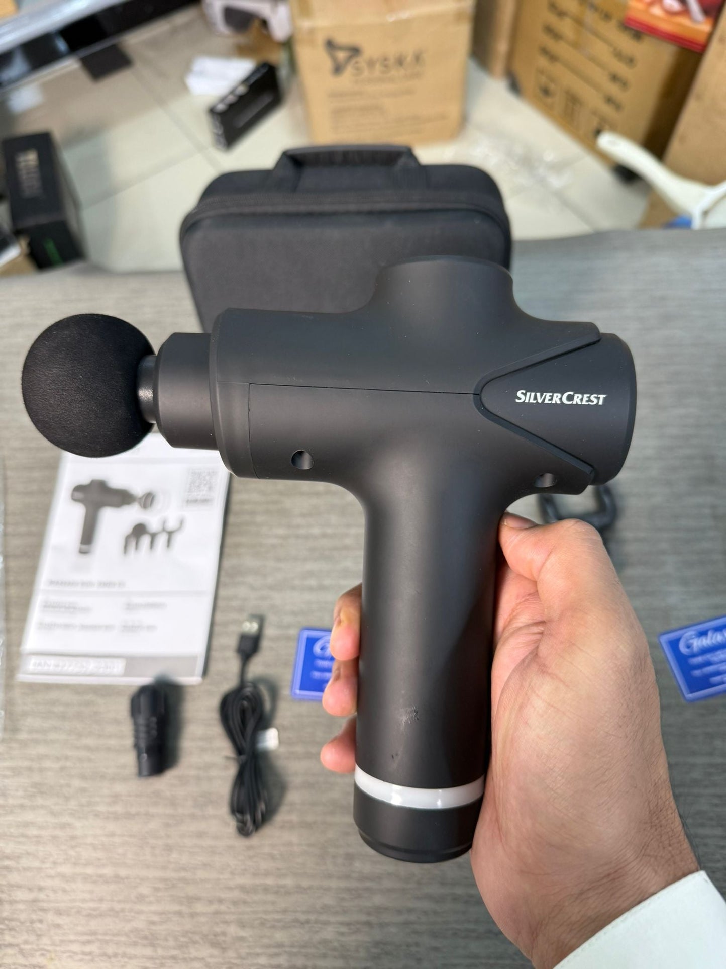 Silver Crest Germany Powerful Digital Gun massager - Buy Online Pakistan | Galaxiee.com