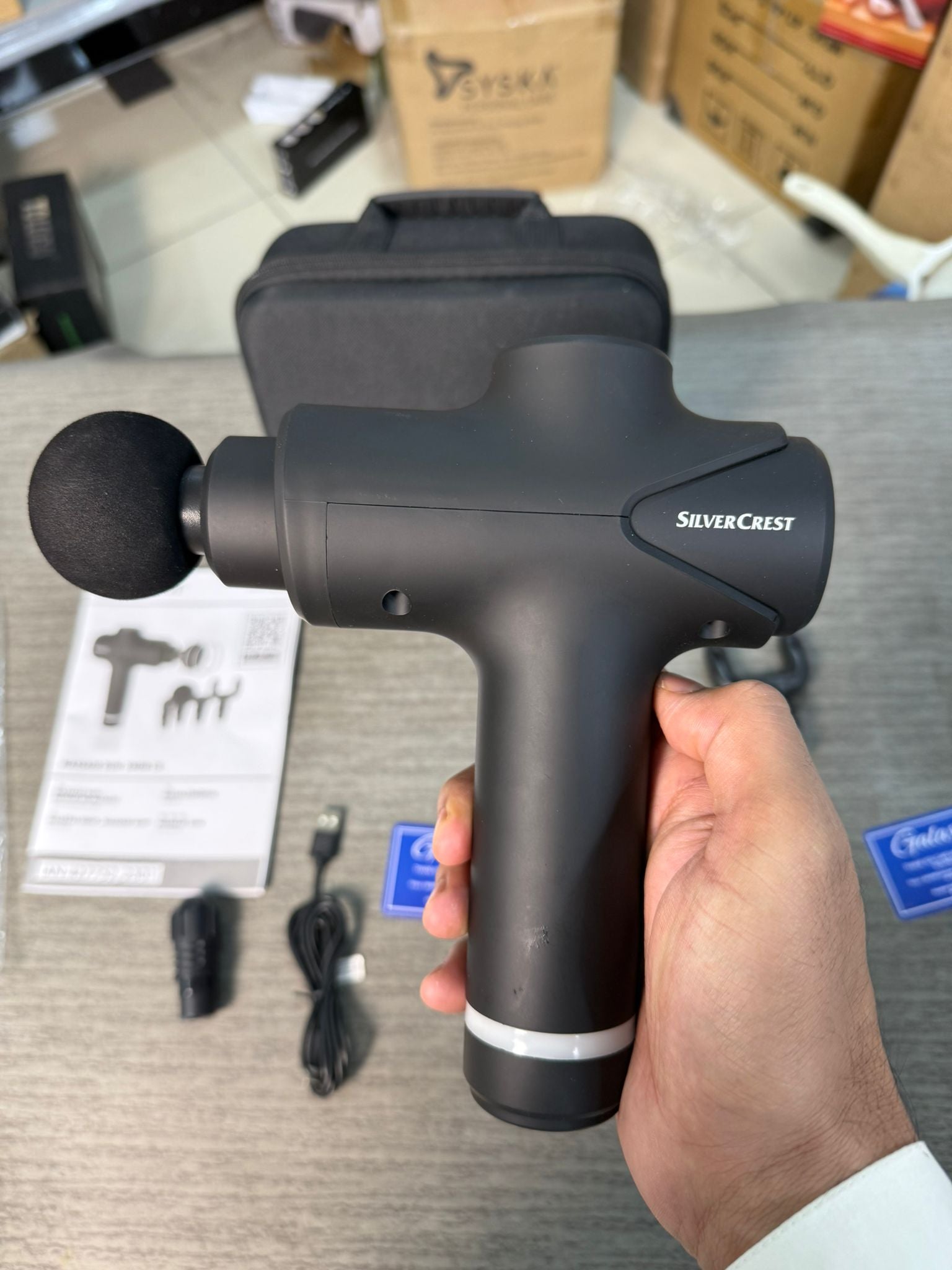 Silver Crest Germany Powerful Digital Gun massager - Buy Online Pakistan | Galaxiee.com