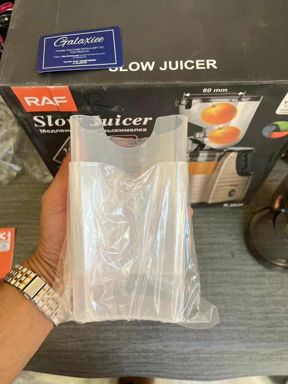 Slow Press Juicer RAF  Vegetable & Fruit Extractor Juicer Machine - Buy Online Pakistan | Galaxiee.com