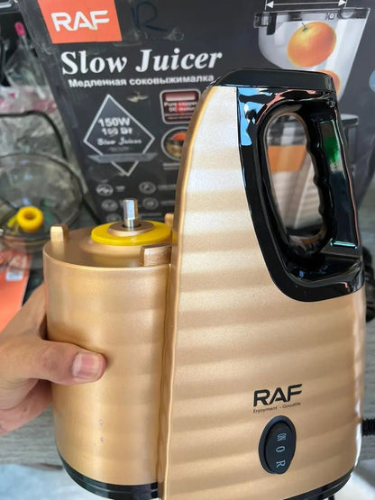 Slow Press Juicer RAF  Vegetable & Fruit Extractor Juicer Machine - Buy Online Pakistan | Galaxiee.com