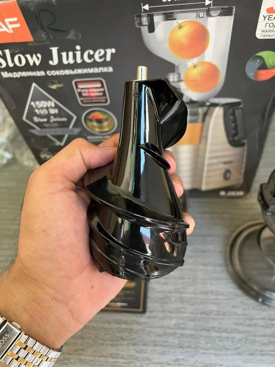 Slow Press Juicer RAF Vegetable & Fruit Extractor Juicer Machine - Galaxiee.com
