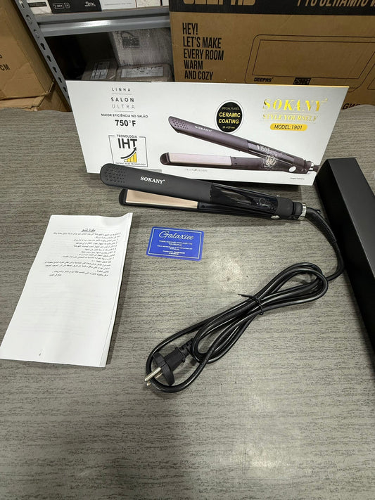 Sokany Instant Heat Technology Salon Ultra Hair Straightener SK-1901 - Buy Online Pakistan | Galaxiee.com
