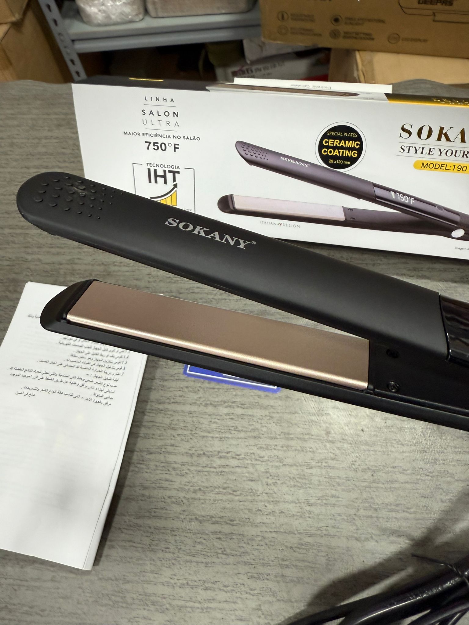 Sokany Instant Heat Technology Salon Ultra Hair Straightener SK-1901 - Buy Online Pakistan | Galaxiee.com