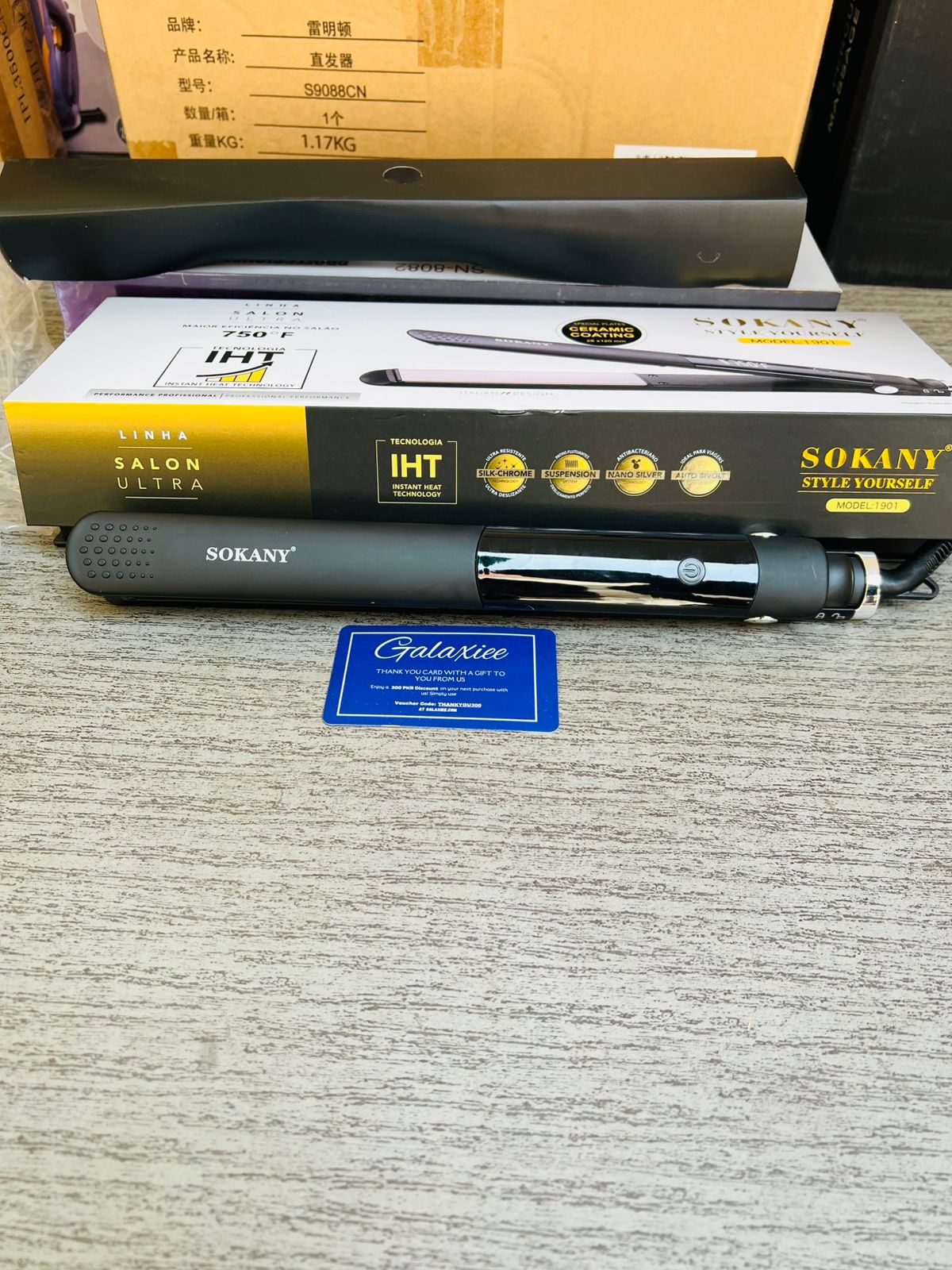Sokany Instant Heat Technology Salon Ultra Hair Straightener - Galaxiee.comHair Straighteners