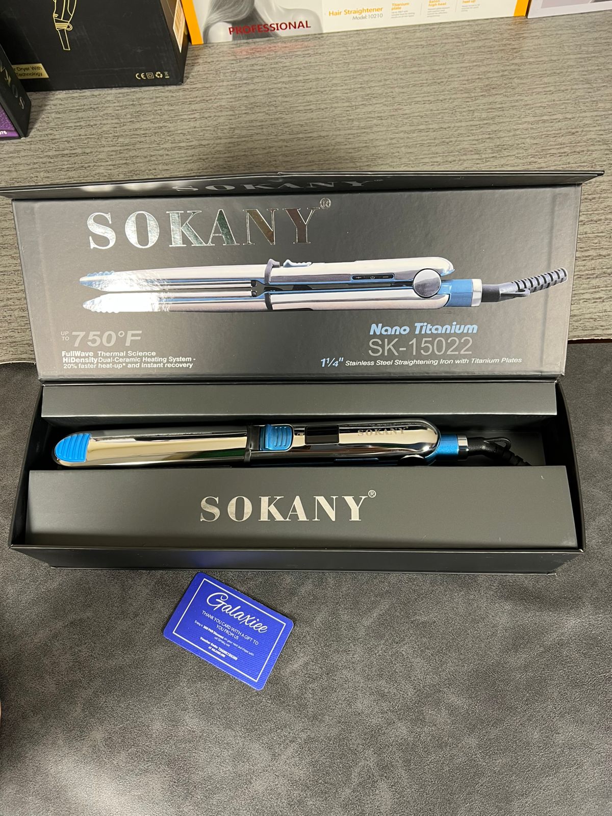 Sokany Nano Titanium Hair Straightener SK - 15022 - Galaxiee.com