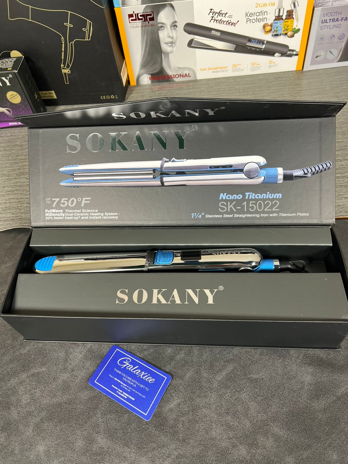 Sokany Nano Titanium Hair Straightener SK - 15022 - Galaxiee.com