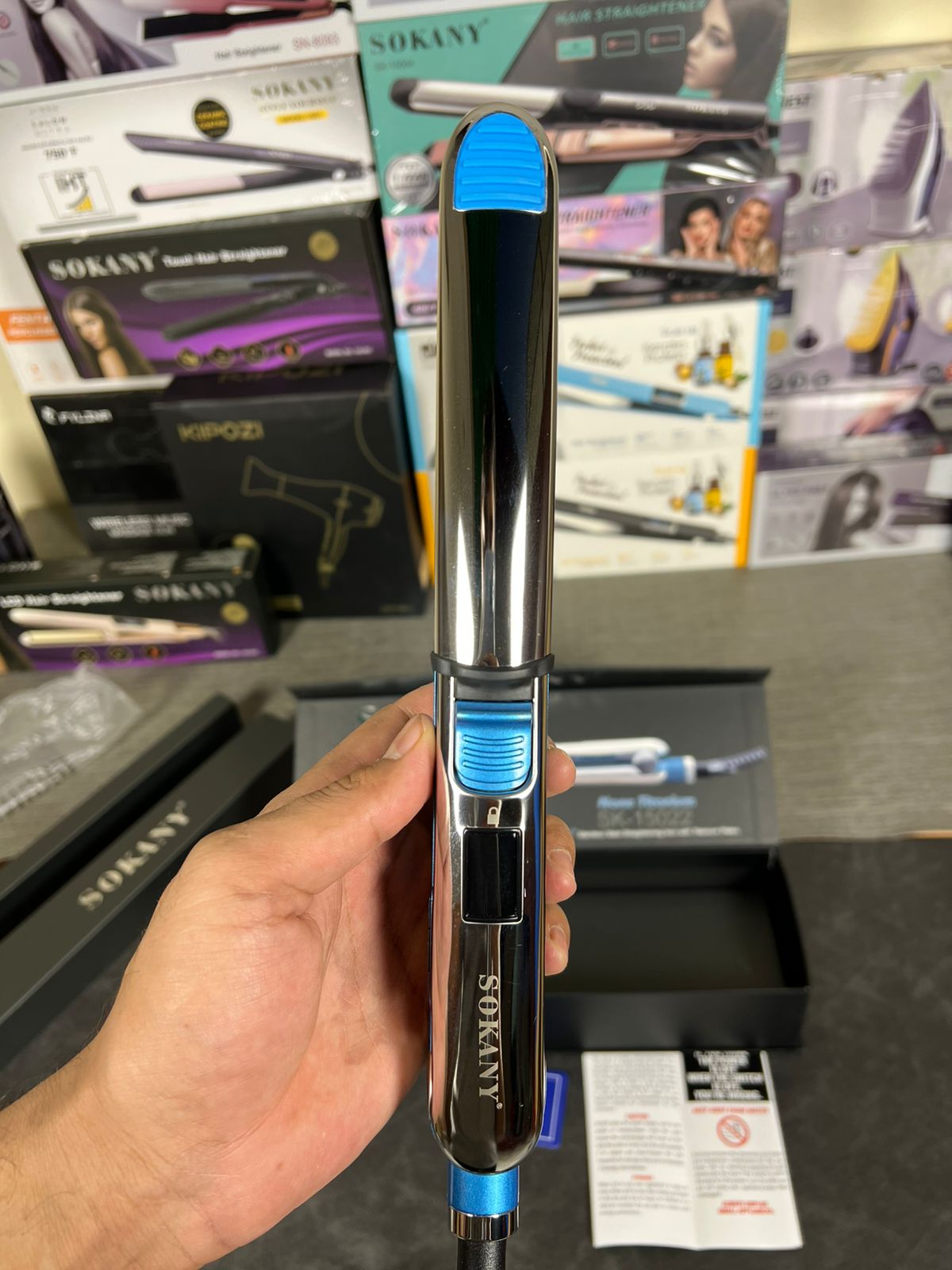 Sokany Nano Titanium Hair Straightener SK-15022 - Buy Online Pakistan | Galaxiee.com