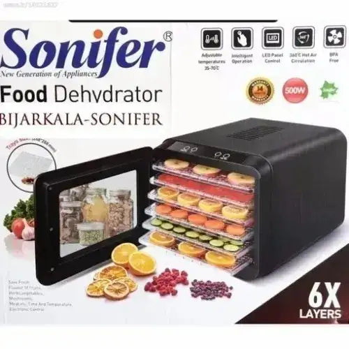 Sonifer 6Layers Food Dehydrator/Dryer - Buy Online Pakistan | Galaxiee.com