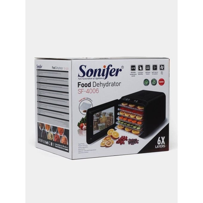Sonifer 6Layers Food Dehydrator/Dryer - Buy Online Pakistan | Galaxiee.com
