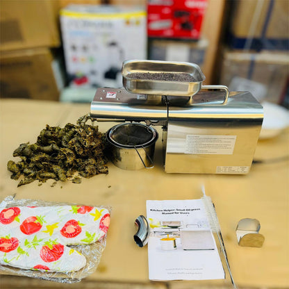 Stainless Steel Oil Press Machine – Pure & Fresh Oil at Home! - Buy Online Pakistan | Galaxiee.com