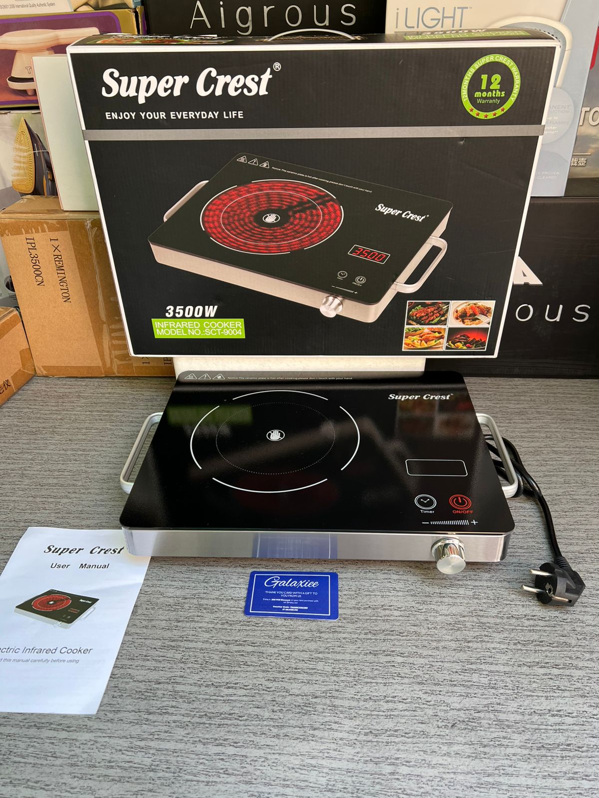 Super Crest 3500watt universal hot plate - Buy Online Pakistan | Galaxiee.com