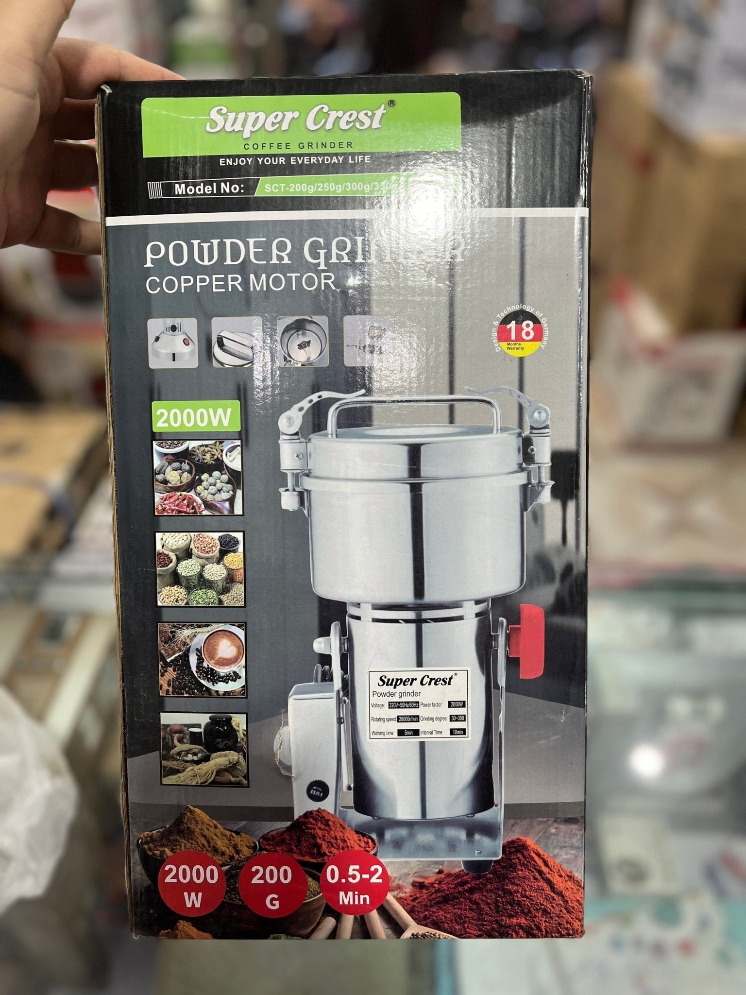 Super Crest commercial Grinder - Buy Online Pakistan | Galaxiee.com