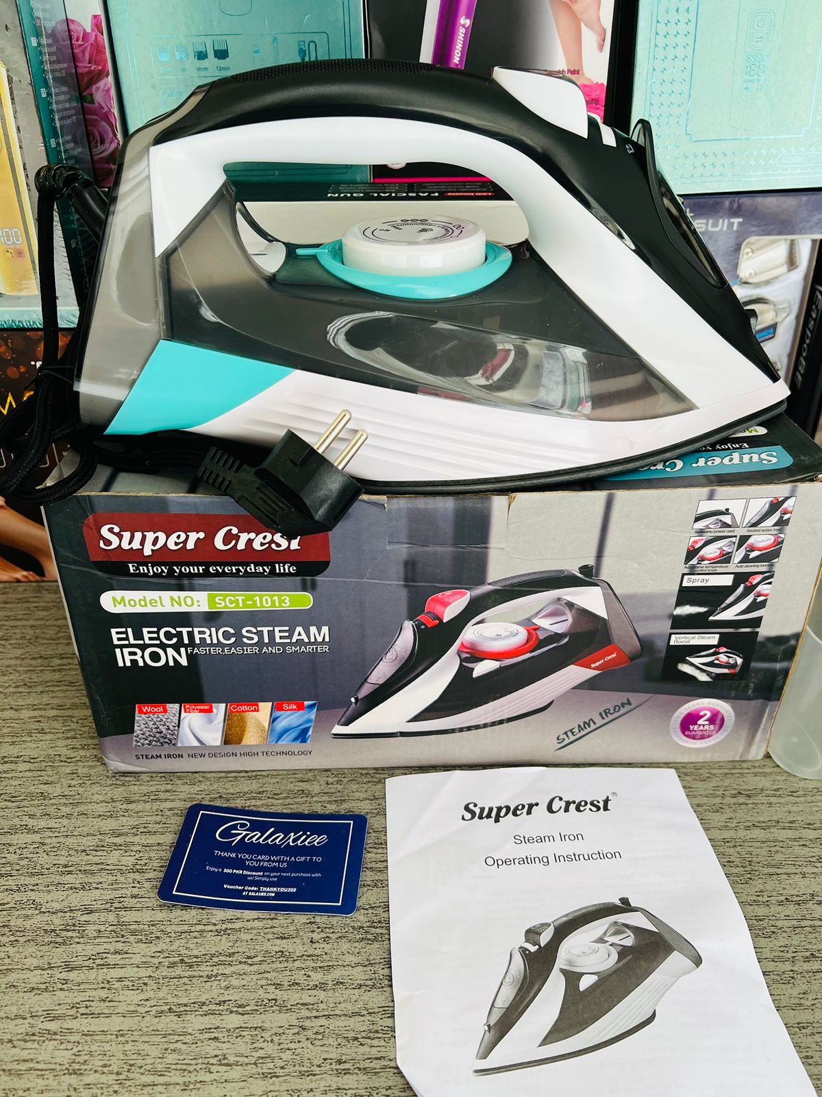 Supercrest Steam Iron Lot Imported - Buy Online Pakistan | Galaxiee.com