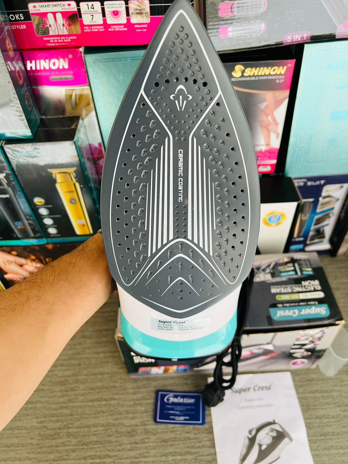 Supercrest Steam Iron Lot Imported - Buy Online Pakistan | Galaxiee.com