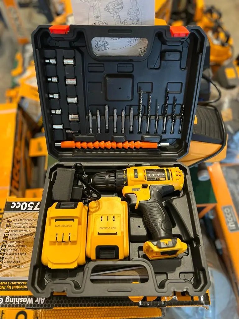 Superstar 24V Cordless Drill Machine Set - Galaxiee.com