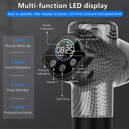 TOLOCO Percussion Massage Gun – Deep Tissue Relief for Athletes - Galaxiee.com