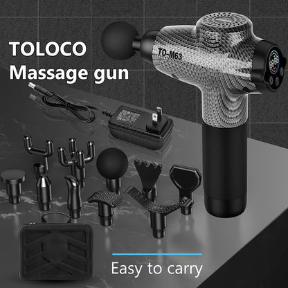TOLOCO Percussion Massage Gun – Deep Tissue Relief for Athletes - Galaxiee.com