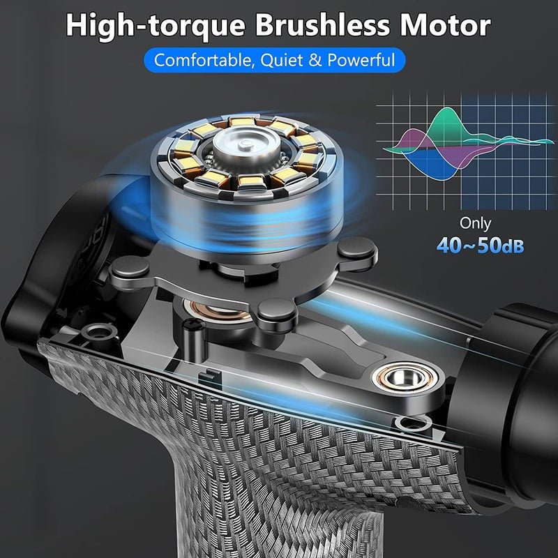 TOLOCO™Percussion Massage Gun – Deep Tissue Relief - Buy Online Pakistan | Galaxiee.com