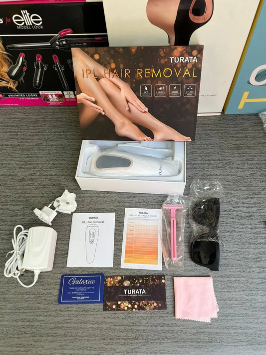 TURATA IPL – Painless, Professional Hair Removal with 999,999 Flashes - Galaxiee.com