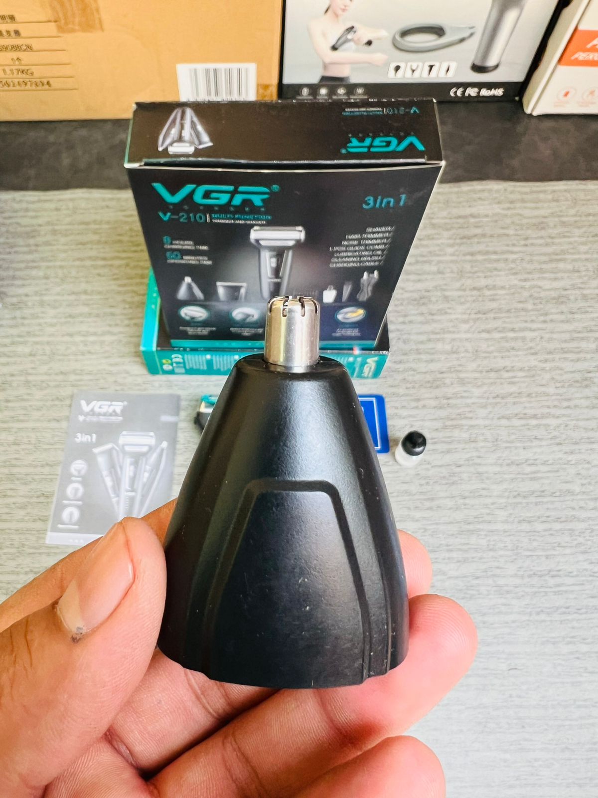 VGR V -210 Multi Function Professional Trimmer and Shaver 3 in 1 - Buy Online Pakistan | Galaxiee.com