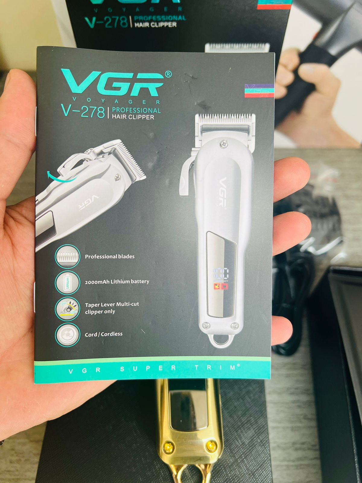 VGR V - 278 Barber Clippers Hair - Galaxiee.com