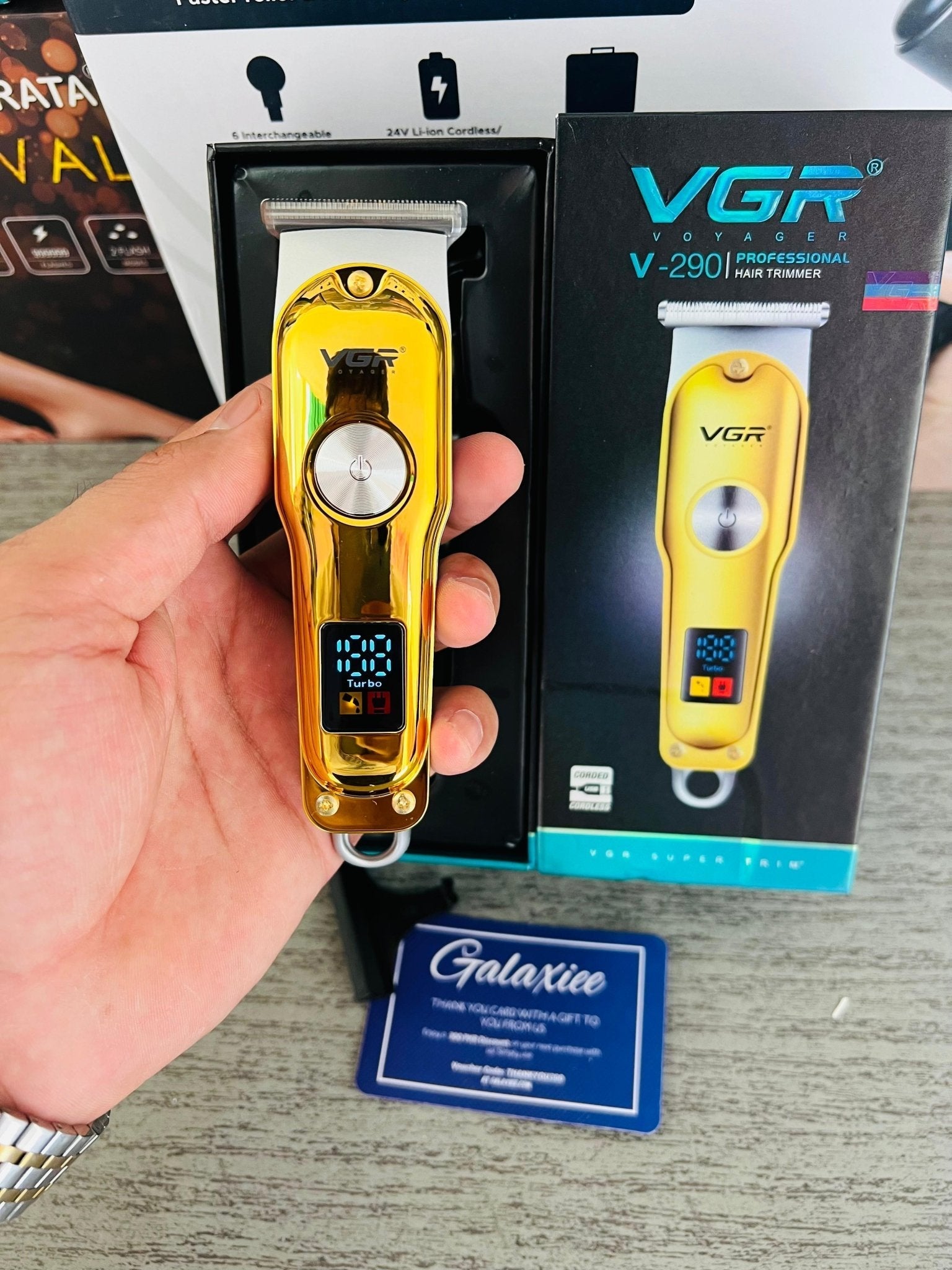 VGR V - 290 Hair Trimmer for Men – Professional Salon - Quality Precision - Galaxiee.comHair Trimmer #Kemai#Vgr