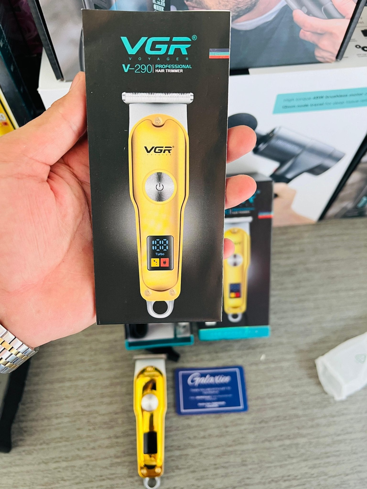 VGR V - 290 Hair Trimmer for Men – Professional Salon - Quality Precision - Galaxiee.comHair Trimmer #Kemai#Vgr