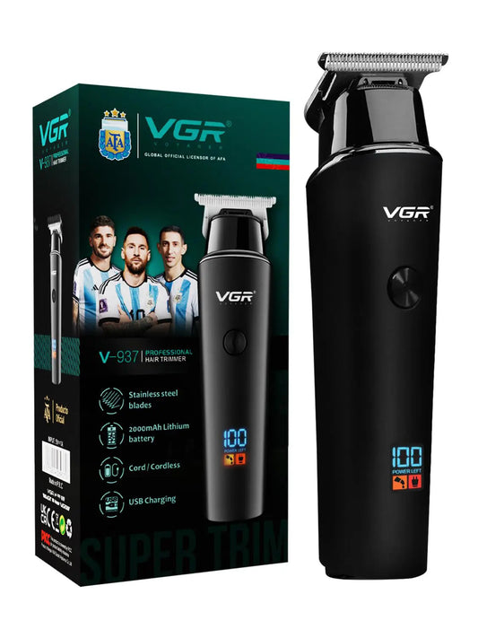 VGR V-937 Rechargeable Professional Full Zero Cutting Hair Trimmer - Buy Online Pakistan | Galaxiee.com