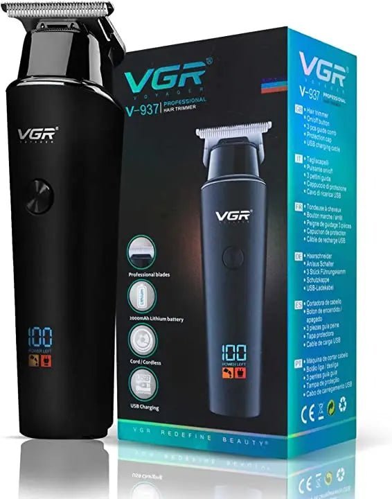 VGR V-937 Rechargeable Professional Full Zero Cutting Hair Trimmer - Buy Online Pakistan | Galaxiee.com
