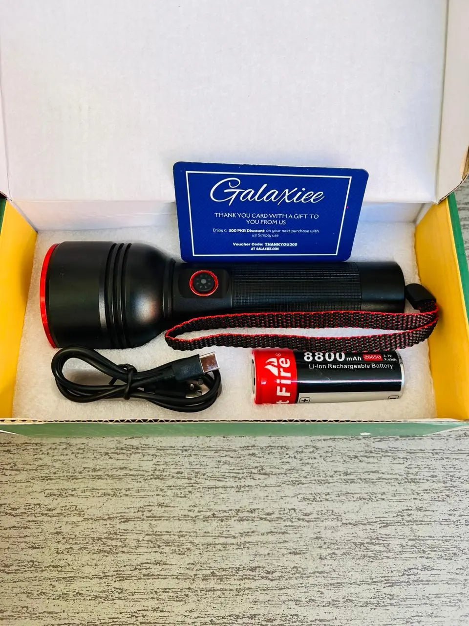 Waterproof High Power Laser Tactical Flashlight | Lot Imported - Buy Online Pakistan | Galaxiee.com